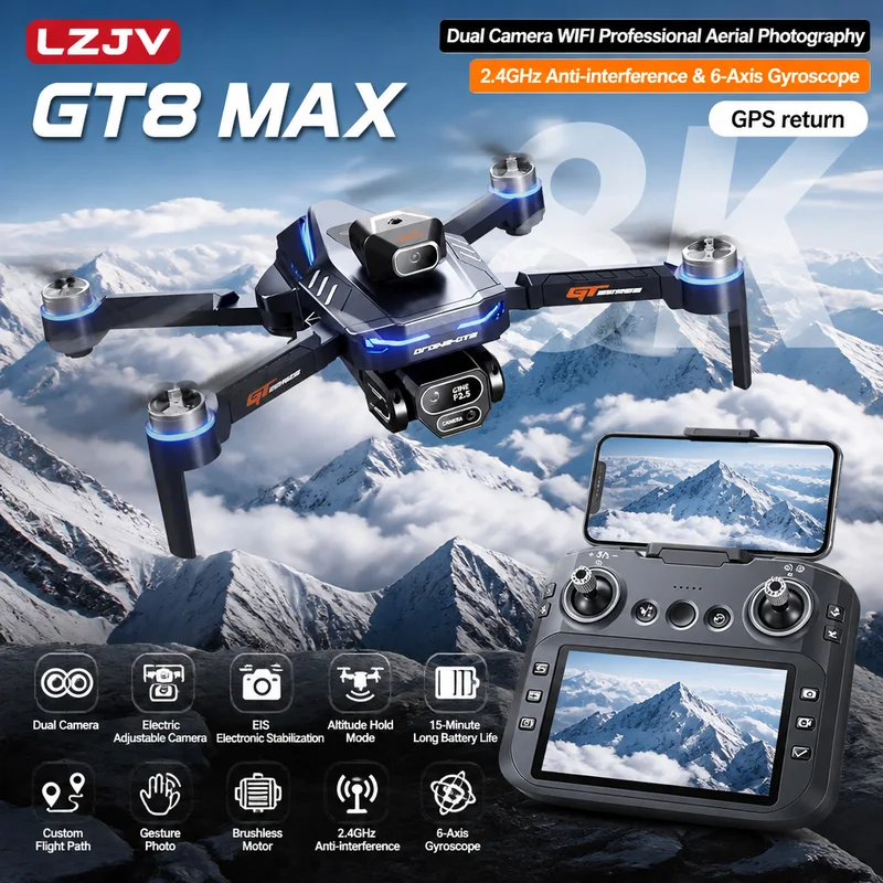 Drone Video Production - Drone Lipat GT8 Max 8K HD
