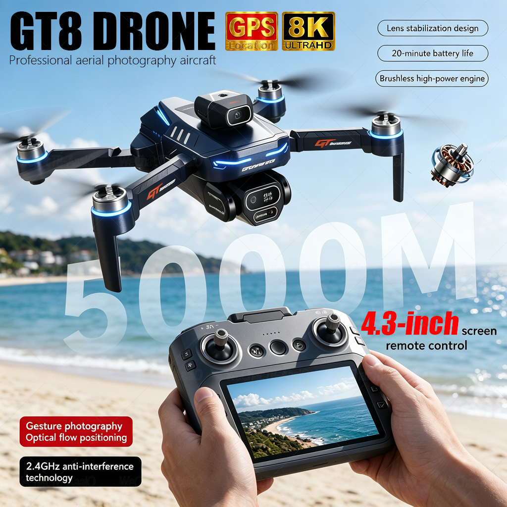 Drone Video Production - Drone RC GT8 HD BARU 4K