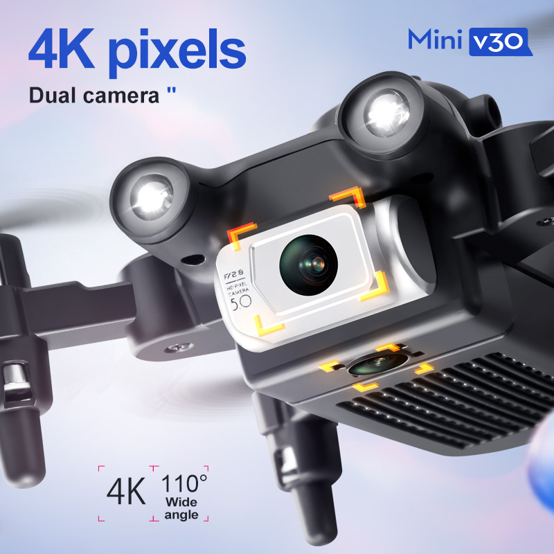 Drone FPV Mini V30 WiFi, Quadc - Drone Video Production ulasan dan harga