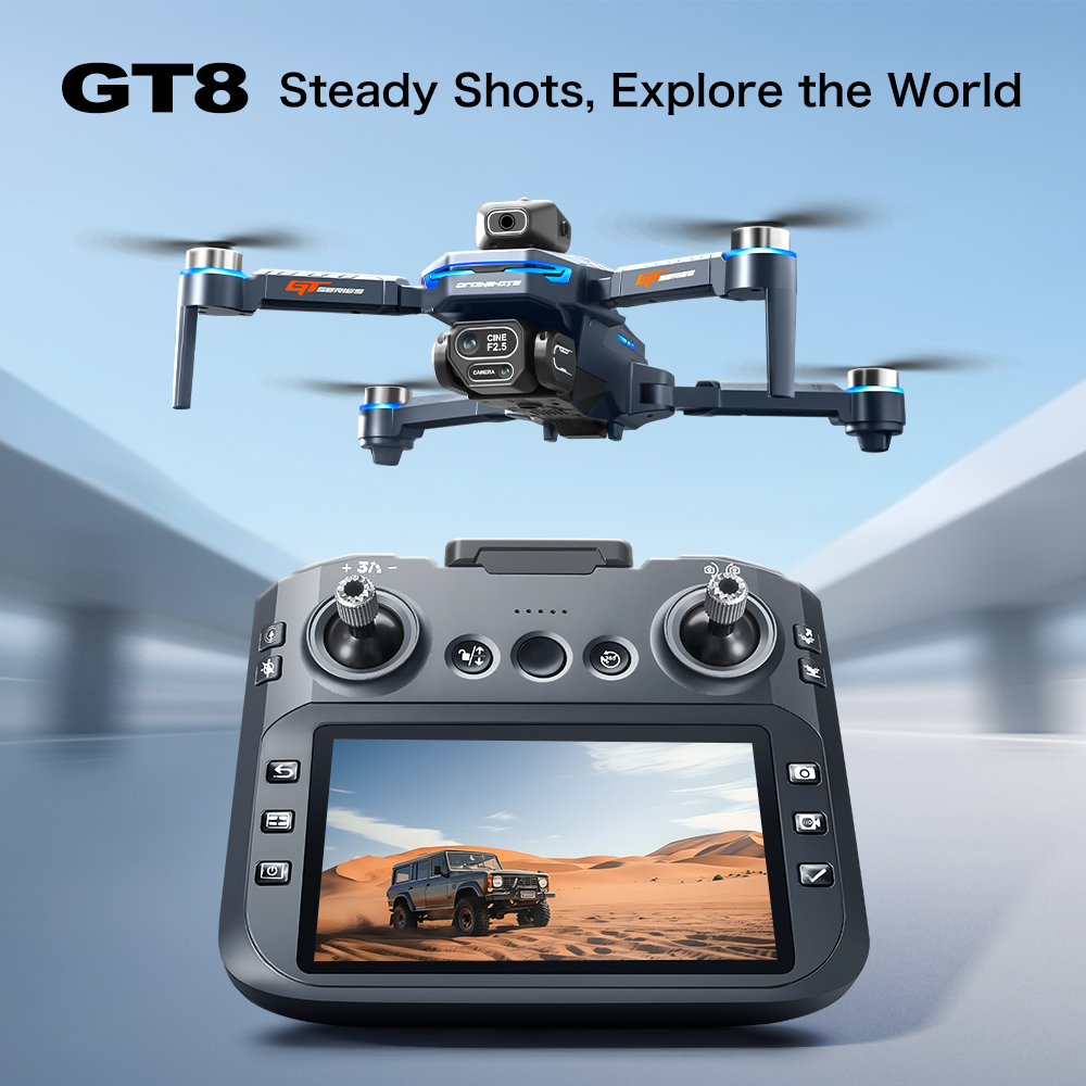 Drone Lipat GT8 Max 8K HD Prof - Drone Video Production ulasan dan harga