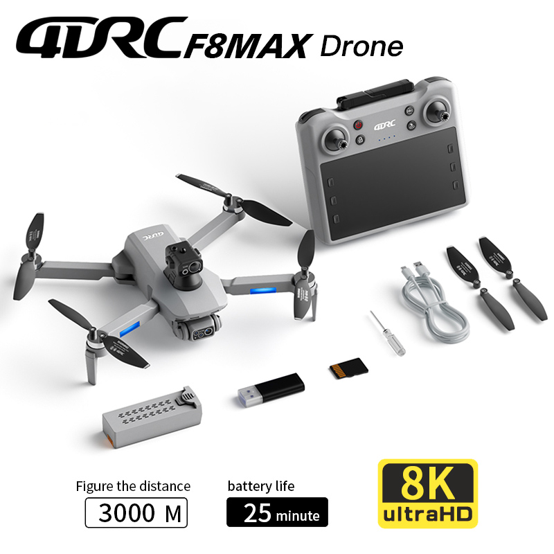 Drone Profesional F8 MAX GPS d - Drone Photogrammetry ulasan dan harga